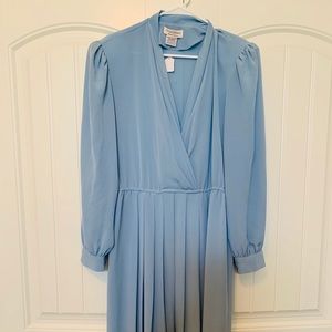 Vintage powder blue dress